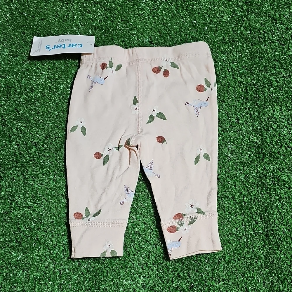 Carter's Pink Floral Leggings
